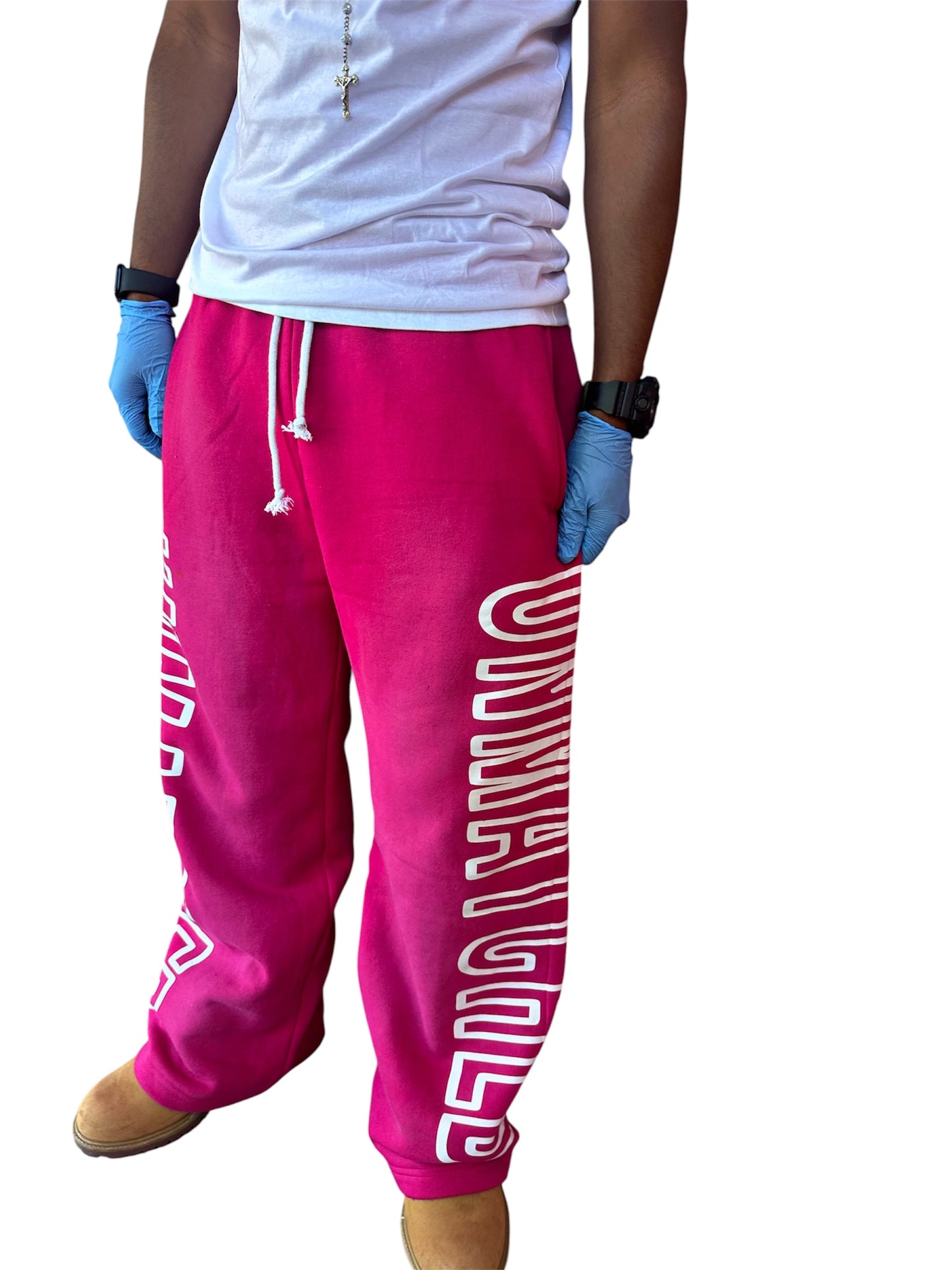 Unmatched Bubblegum Sweatpants